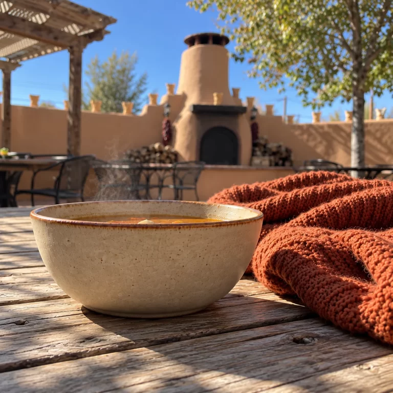 Fall Wednesday promotion at Beer Creek Brewing Company featuring weekly soup and patio fire pits near Santa Fe
